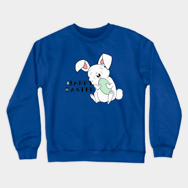 Happy Easter Crewneck Sweatshirt by DitzyDonutsDesigns